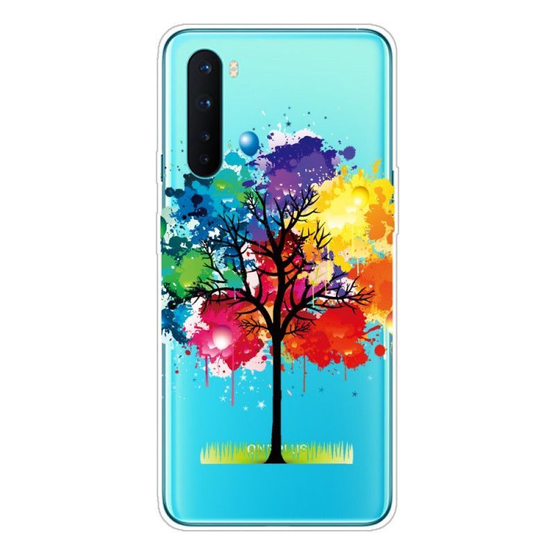 Kryt Na Oneplus Nord Průhledný Akvarelový Strom