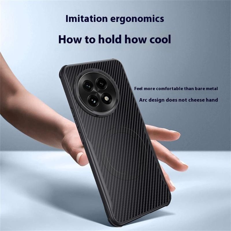 Kryt Oneplus 13 Kryty Na Mobil Textura Z Uhlíkových Vláken Kompatibilní S Magsafe