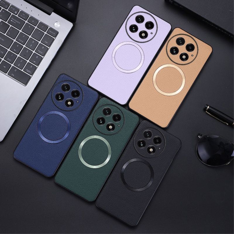 Kryt Oneplus 13 Texturovaná Umělá Kůže Kompatibilní S Magsafe