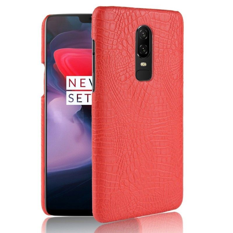 Kryt Oneplus 6 Efekt Krokodýlí Kůže