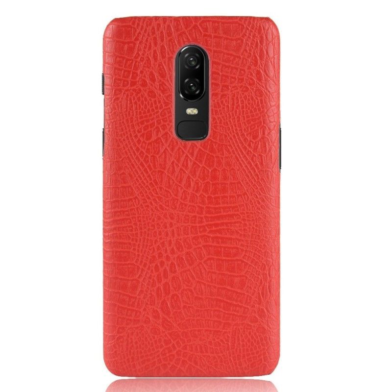 Kryt Oneplus 6 Efekt Krokodýlí Kůže