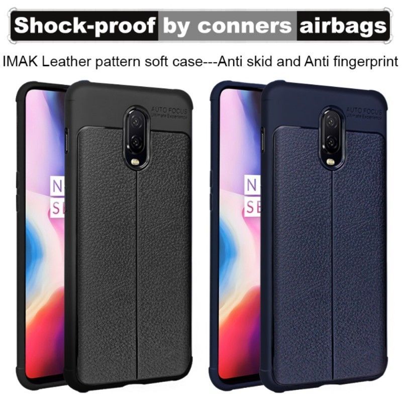 Kryt Oneplus 6t Imak Prošívání Z Umělé Kůže