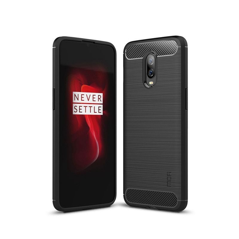Kryt Oneplus 6t Mofi Kartáčované Uhlíkové Vlákno