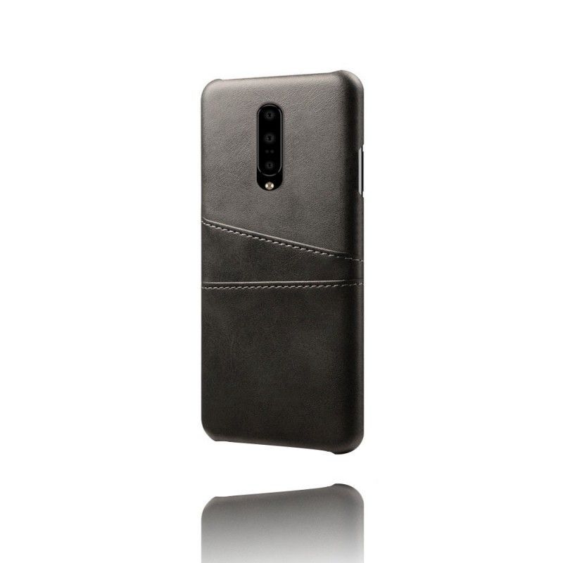 Kryt Oneplus 7 Pro Kožený Držák Na Karty