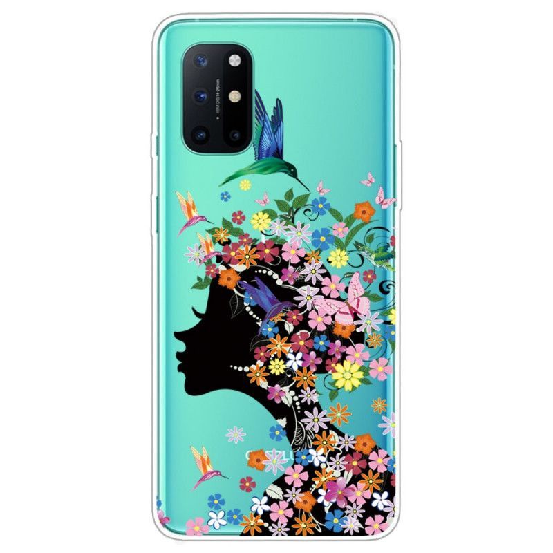 Kryt Oneplus 8t Pěkná Květinová Hlava