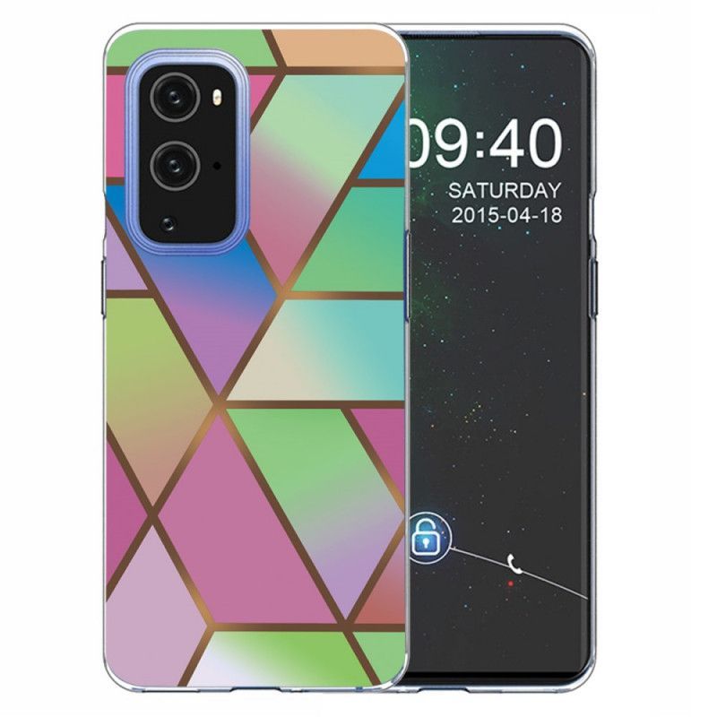 Kryt Oneplus 9 Pro Geometrický Mramor