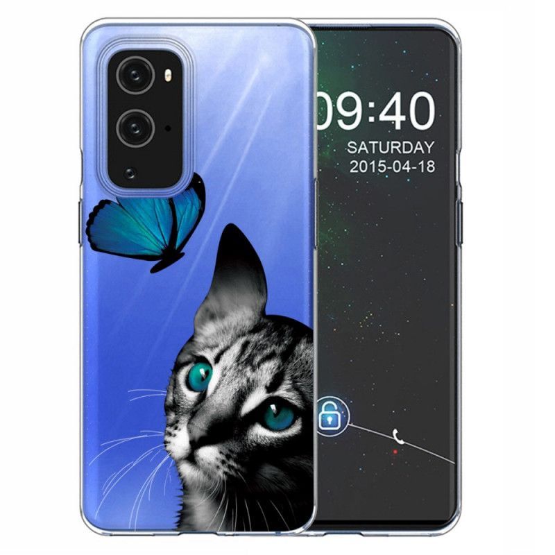Kryt Oneplus 9 Pro Kočka A Motýl