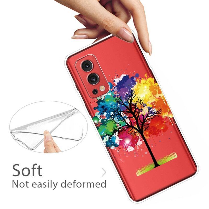 Kryt Oneplus Nord 2 5g Průhledný Akvarelový Strom