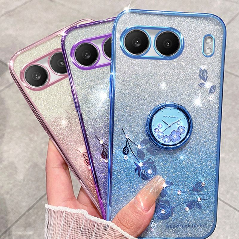 Kryt Oneplus Nord 4 Kadem Držák Na Prsteny S Flitry A Kamínky