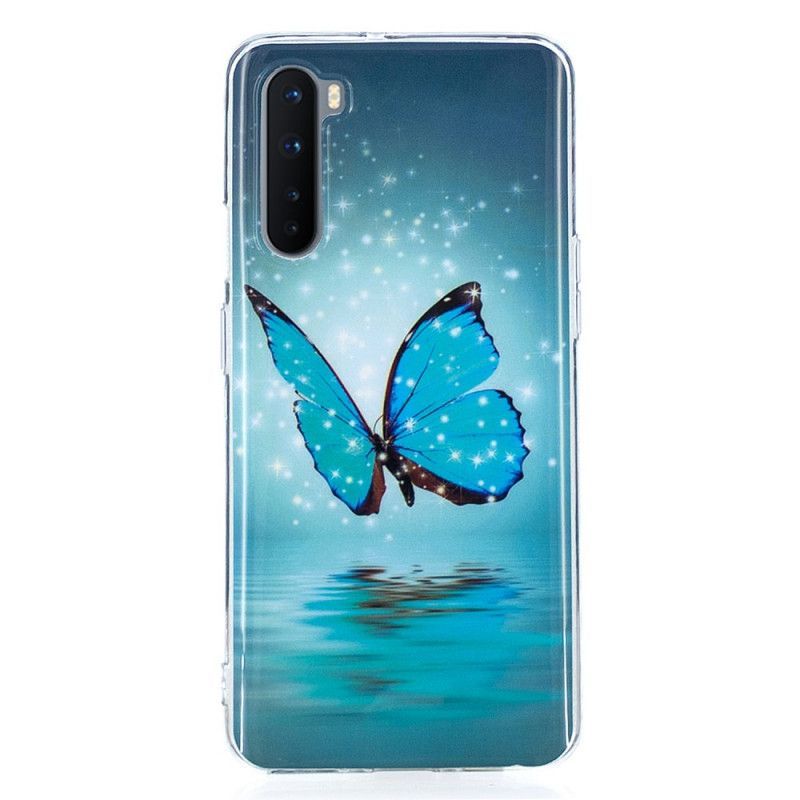Kryt Oneplus Nord Fluorescenční Modrý Motýl