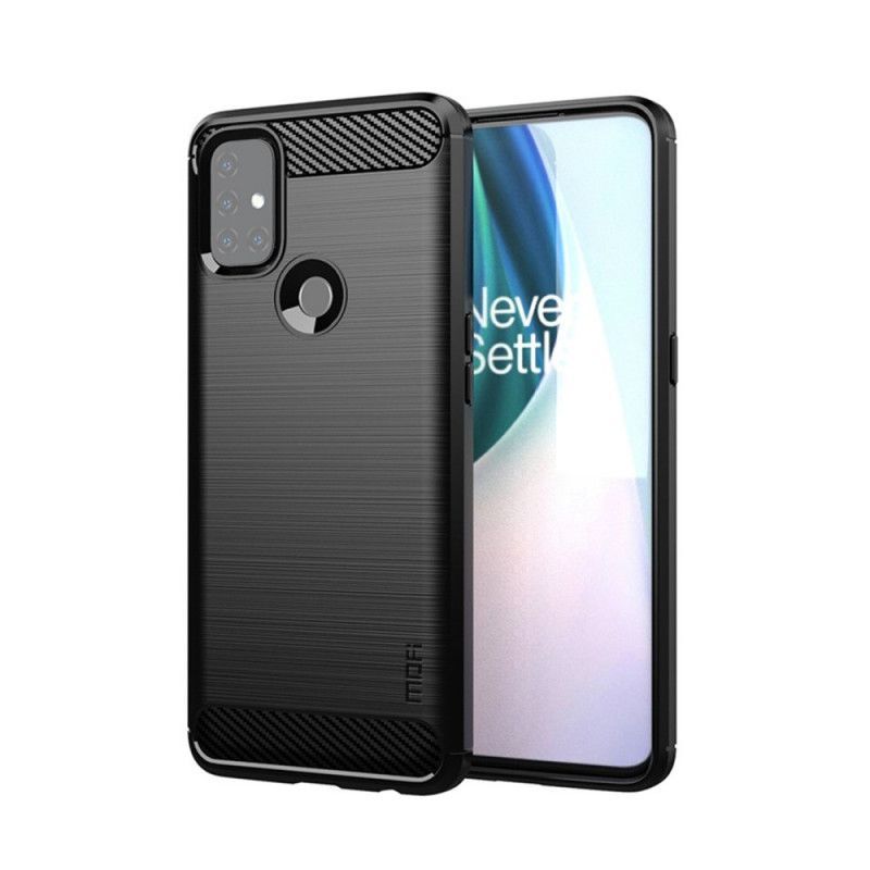 Kryt Oneplus Nord N10 Mofi Kartáčované Uhlíkové Vlákno