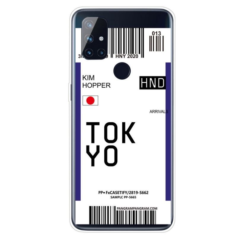 Kryt Oneplus Nord N10 Palubní Vstupenka Do Tokia