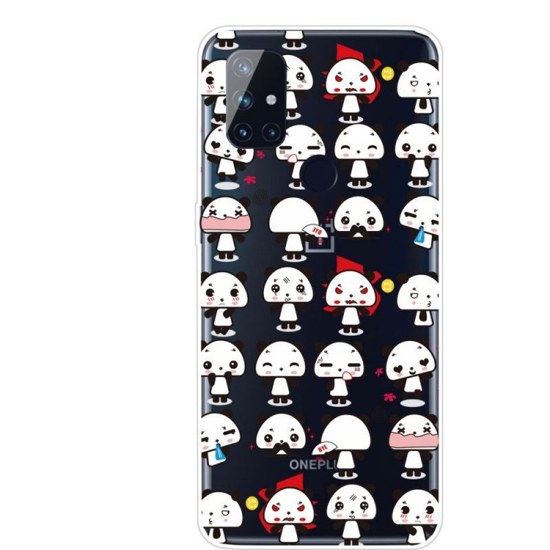 Kryt Oneplus Nord N100 Průhledné Legrační Pandy