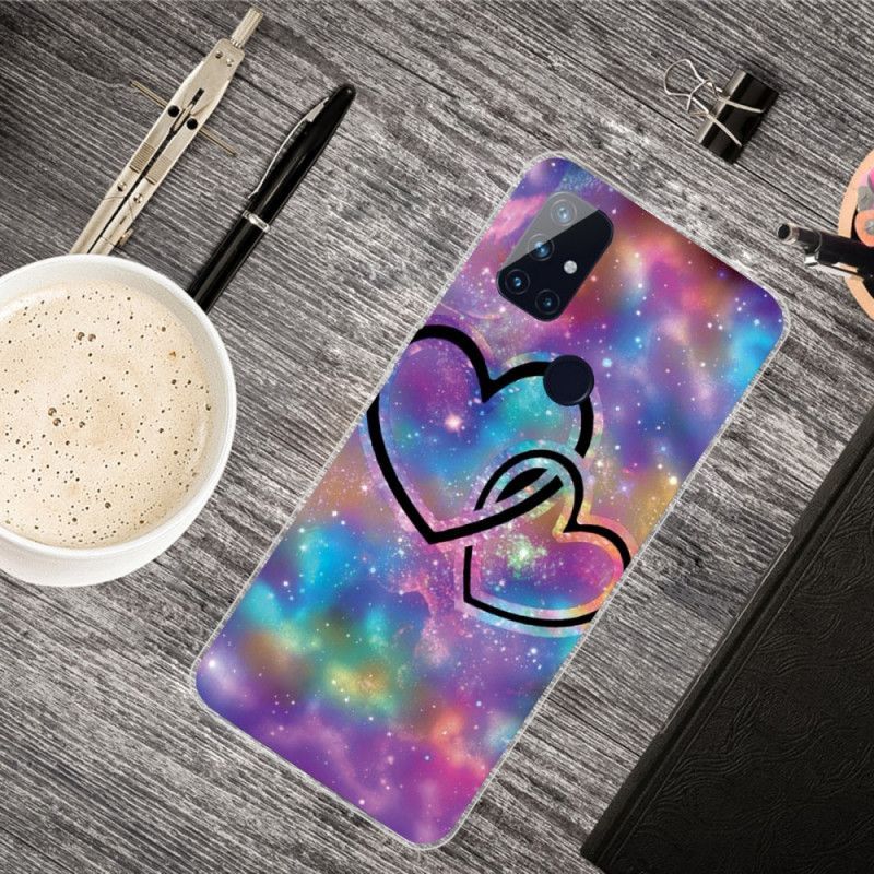 Kryt Oneplus Nord N100 Srdce Spoutané Řetězem
