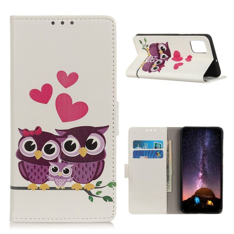 Peněženková Pouzdra Na Oneplus 8t Soví Rodina