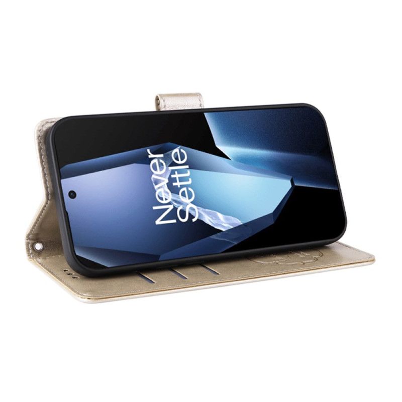 Peněženková Pouzdra Oneplus 13r Kryty Na Mobil Květinový Vzor