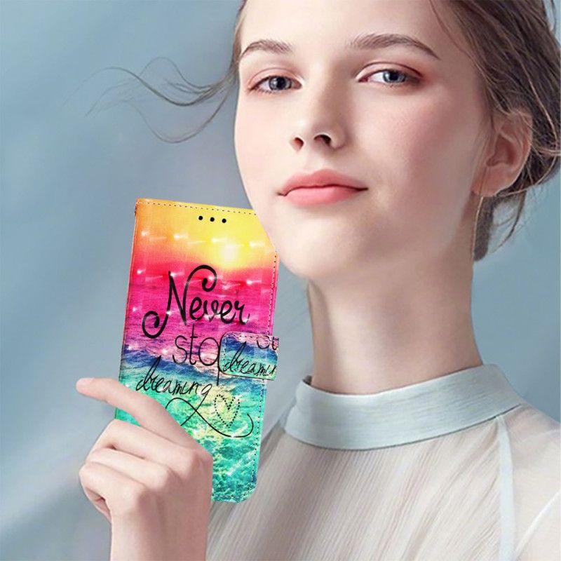 Peněženková Pouzdra Oneplus Nord 4 Nikdy Nepřestávej Snění