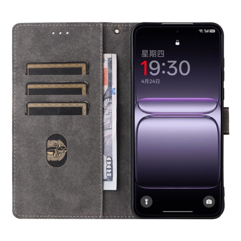 Peněženková Pouzdra Oneplus Nord 5 Kryty Na Mobil Semišový Efekt Rfid Ochrana