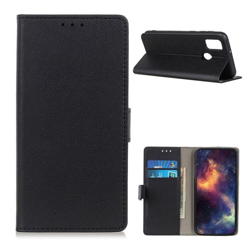 Peněženková Pouzdra Oneplus Nord N10 Klasický Kožený Efekt