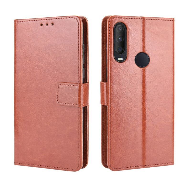 Alcatel 1s (2020) / 3l (2020) Křiklavý Kryt Z Umělé Kůže
