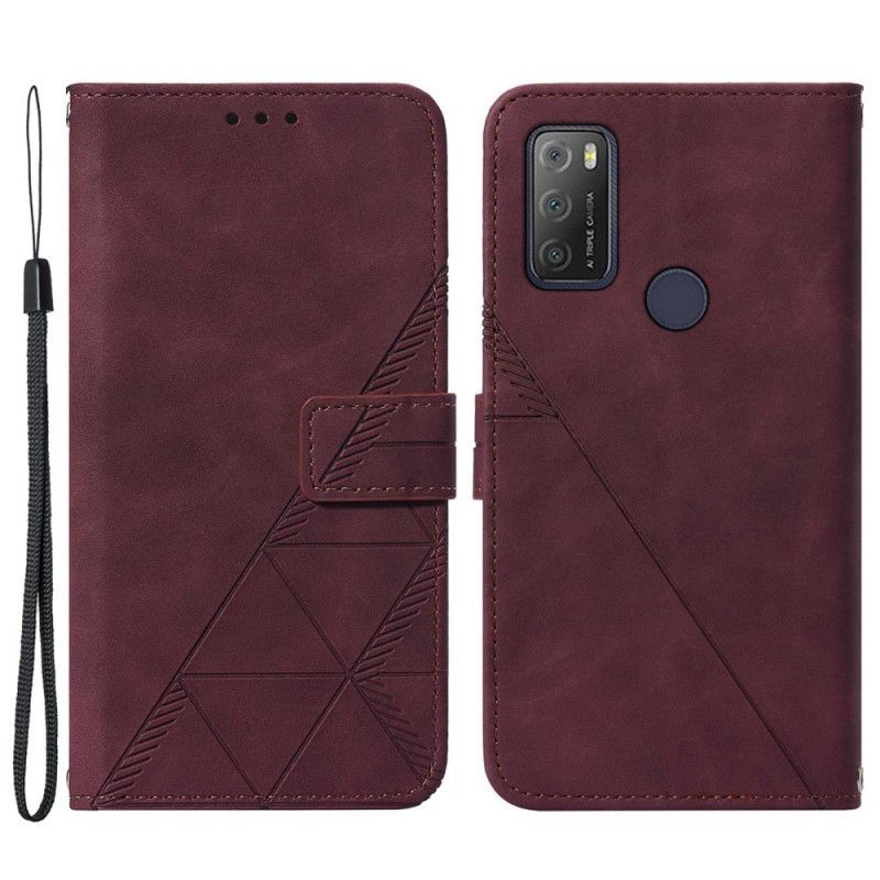 Alcatel 1s (2021) / 3l (2021) Kryt Popruhu Pyramidového Designu