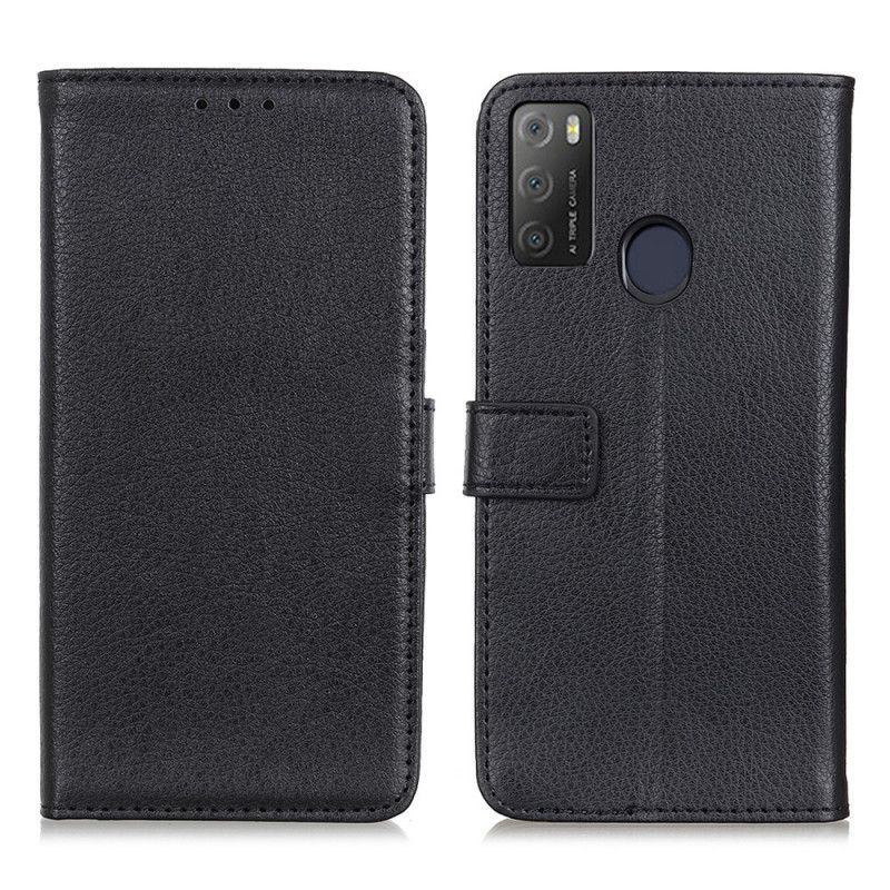Alcatel 1s (2021) / 3l (2021) Prémiový Kožený Potah Z Liči