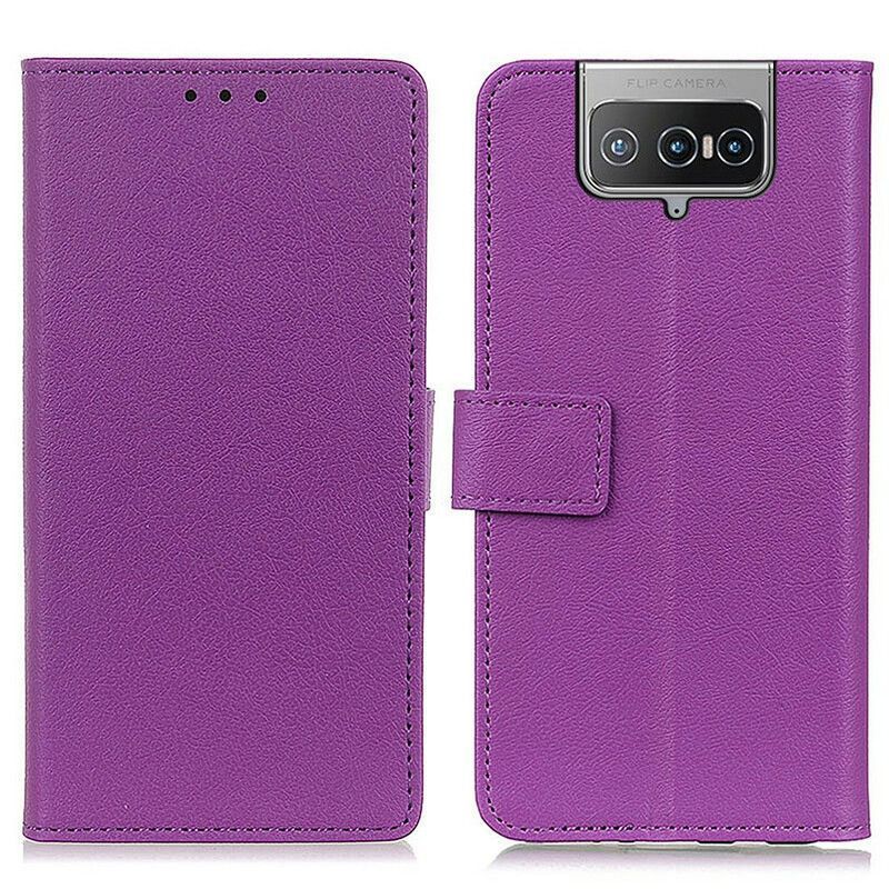 Azus Zenfone 8 Flip Cover Klasická Umělá Kůže