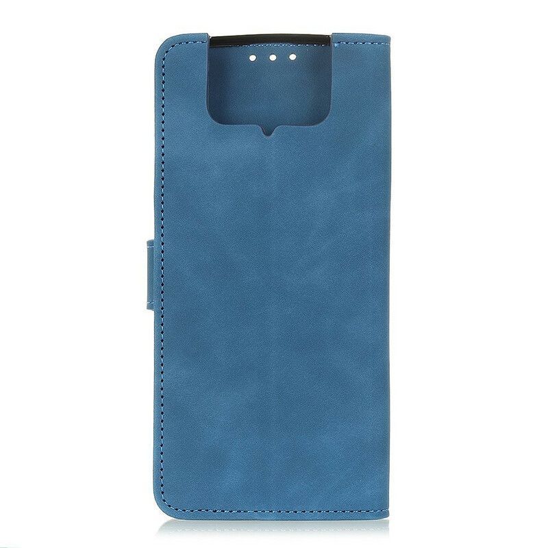 Azus Zenfone 8 Flip Cover Vintage Khazneh Kožený Efekt