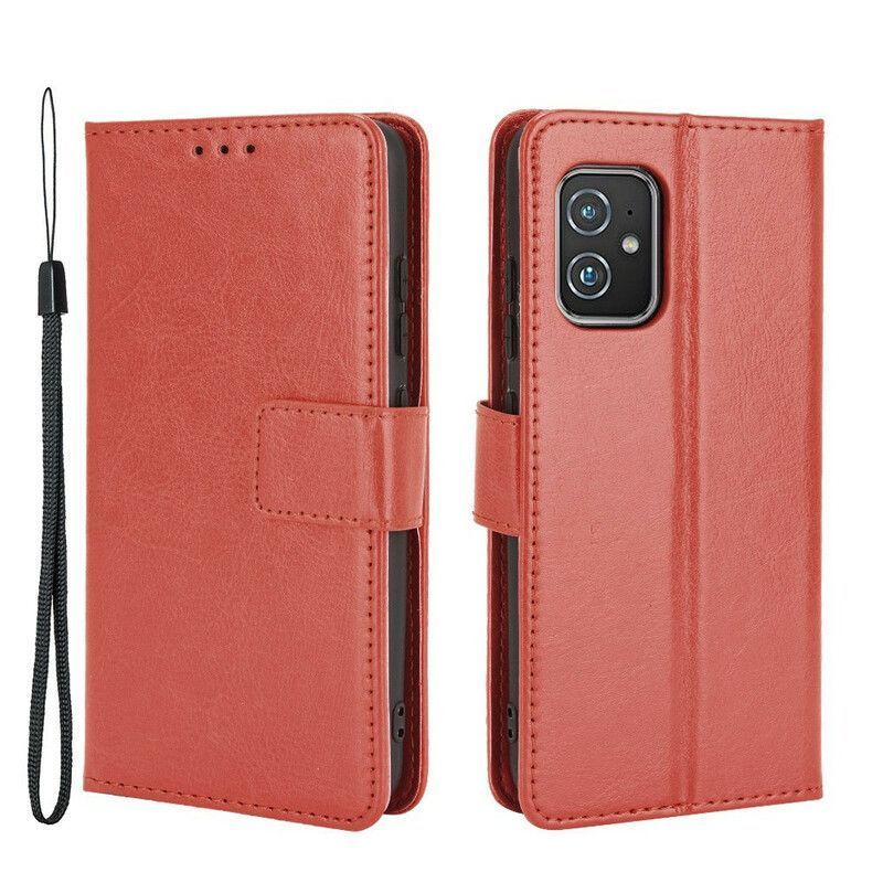 Azus Zenfone 8 Honosný Kryt Z Umělé Kůže