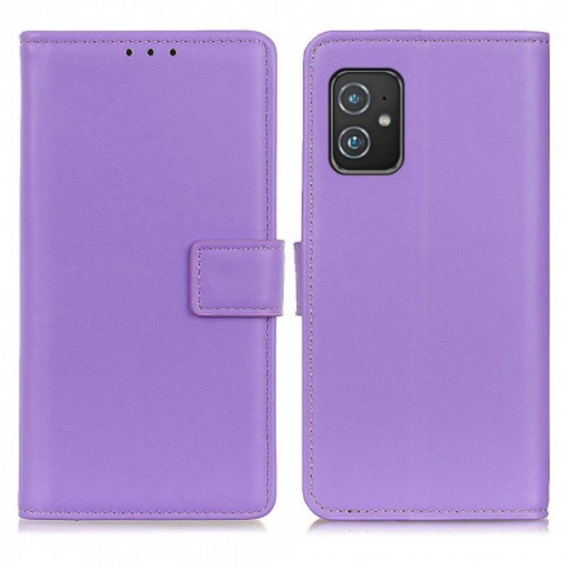 Azus Zenfone 8 Jednoduchý Kryt Z Umělé Kůže