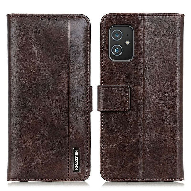 Azus Zenfone 8 Pouzdro Khazneh Elegance Kožený Styl
