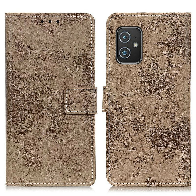 Azus Zenfone 8 Vintage Kryt Z Umělé Kůže