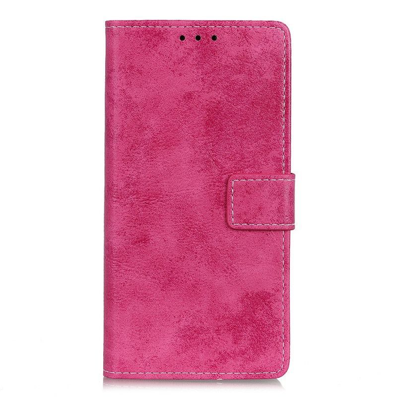 Flipové Pouzdro Alcatel 3 (2019) Vintage Kožený Efekt