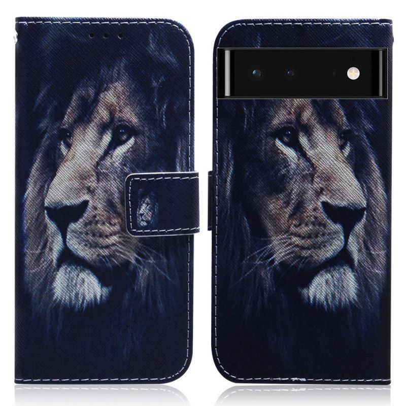 Flipové Pouzdro Google Pixel 6 Snící Lev
