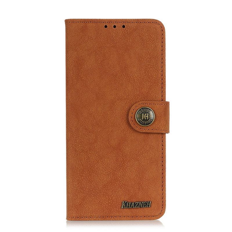 Flipové Pouzdro Moto G200 5g Khazneh Retro Štípaná Kůže