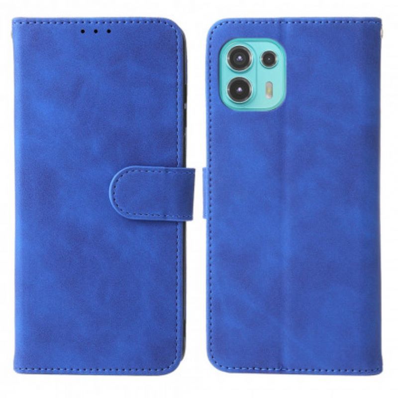Flipové Pouzdro Motorola Edge 20 Lite Dotek Pokožky