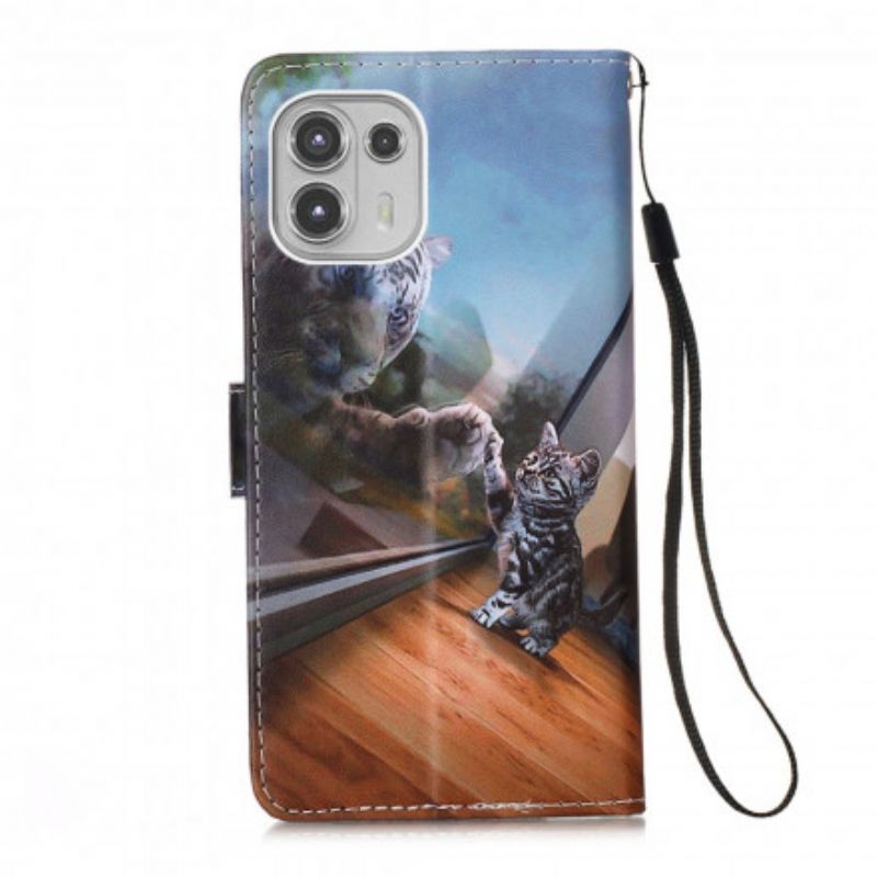 Flipové Pouzdro Motorola Edge 20 Lite Nejhlubší A Odraz