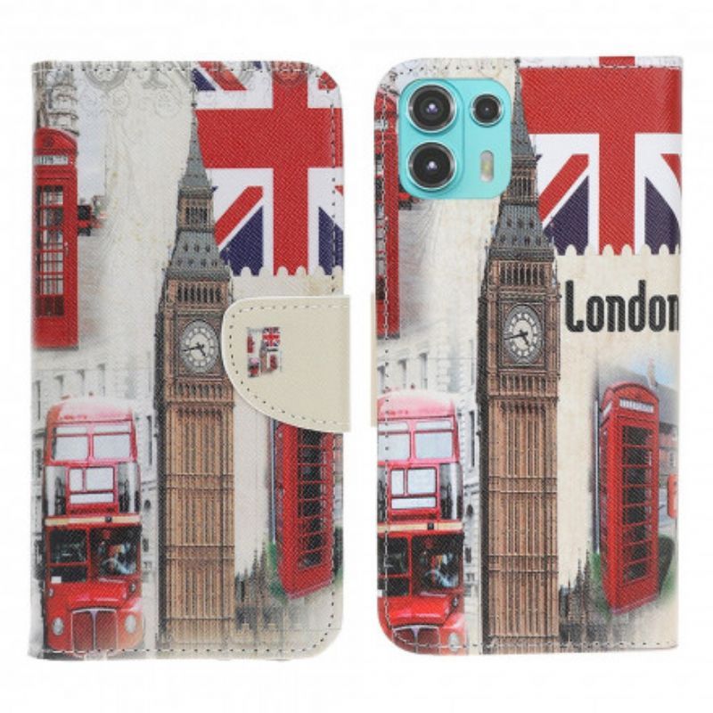 Flipové Pouzdro Motorola Edge 20 Lite Život V Londýně