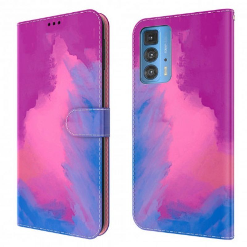 Flipové Pouzdro Motorola Edge 20 Pro Akvarel