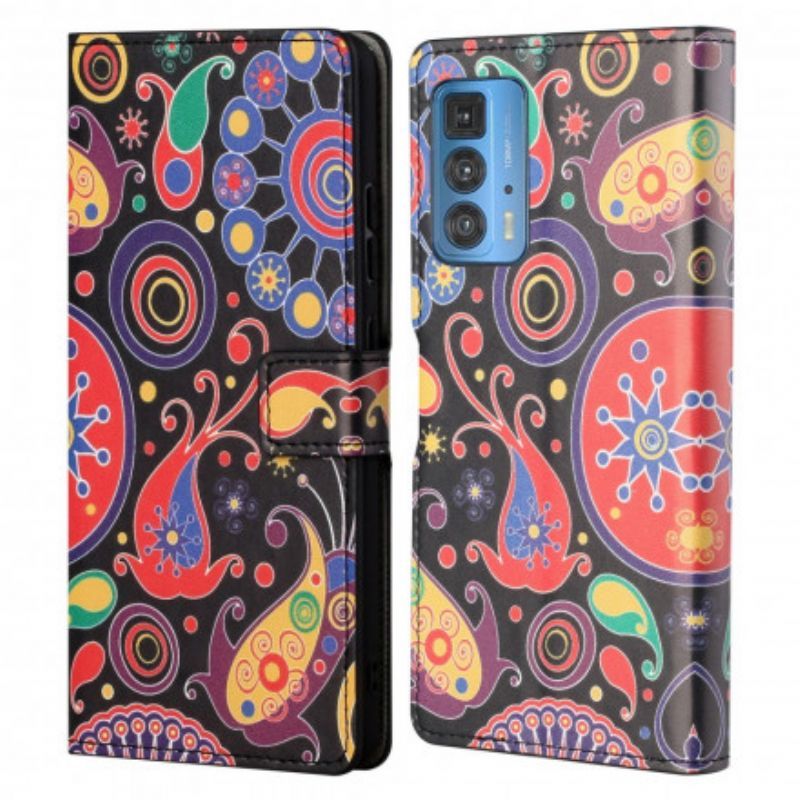 Flipové Pouzdro Motorola Edge 20 Pro Design Galaxie