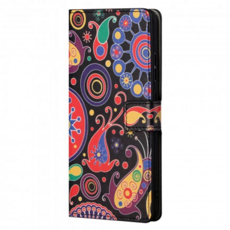 Flipové Pouzdro Motorola Edge 20 Pro Design Galaxie