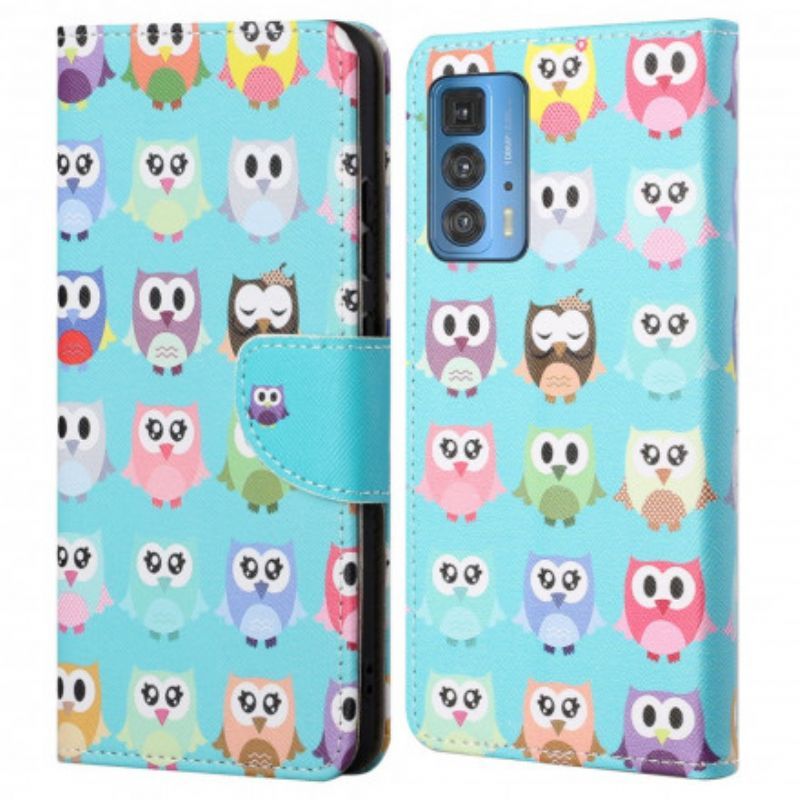 Flipové Pouzdro Motorola Edge 20 Pro Více Sov