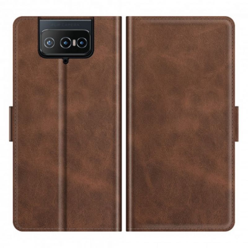 Flipové Pouzdro Na Asus Zenfone 8 Flip Klasická Dvojitá Klapka