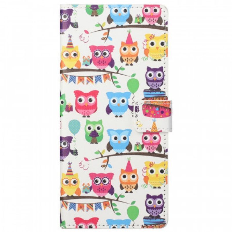 Flipové Pouzdro Na Google Pixel 6A Band Of Owls