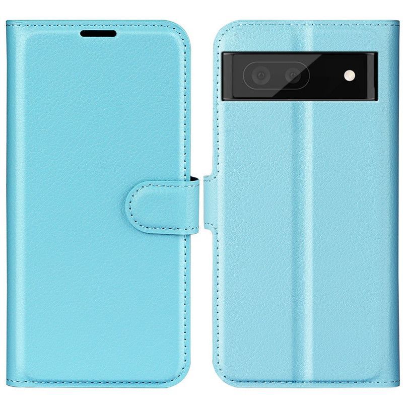Flipové Pouzdro Na Google Pixel 6A Klasický Kožený Styl