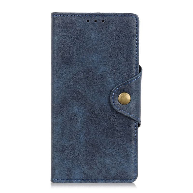 Flipové Pouzdro Na Google Pixel 6A Knoflíček Z Umělé Kůže