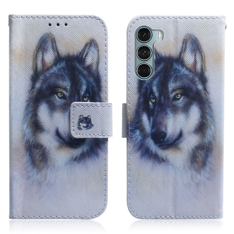 Flipové Pouzdro Na Moto G200 5g Psí Vzhled