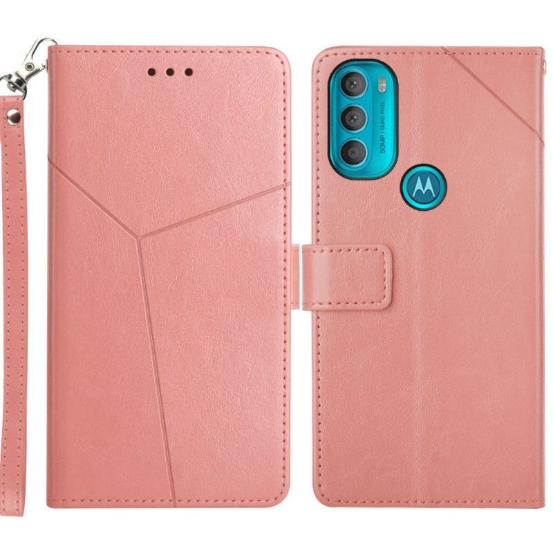 Flipové Pouzdro Na Moto G71 5G Styl Kůže Geo Y Design