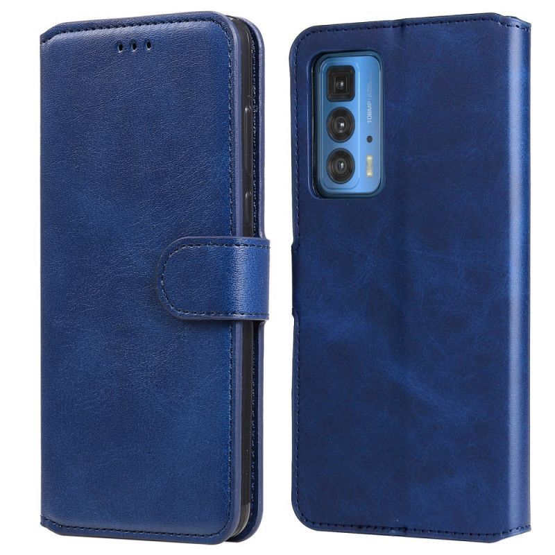 Flipové Pouzdro Na Motorola Edge 20 Pro Jednobarevná Řada