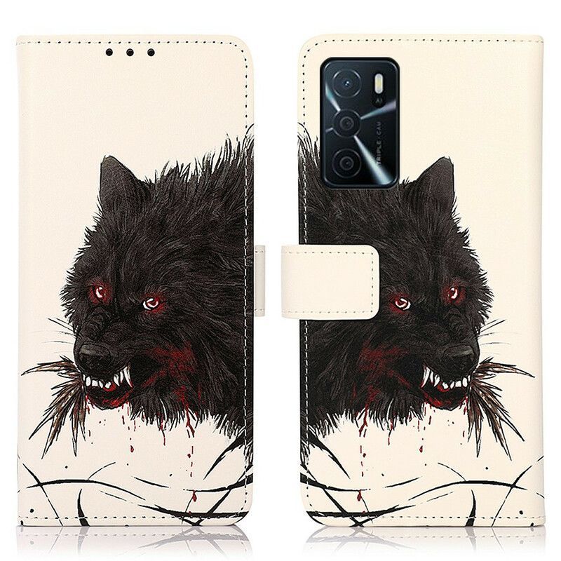 Flipové Pouzdro Na Oppo A16 / A16s Hladový Vlk